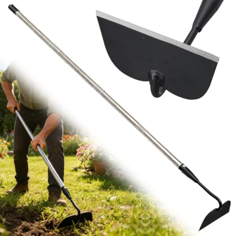 Gardening Tools Drawing - Enxada de Jardim para Capina, Enxada