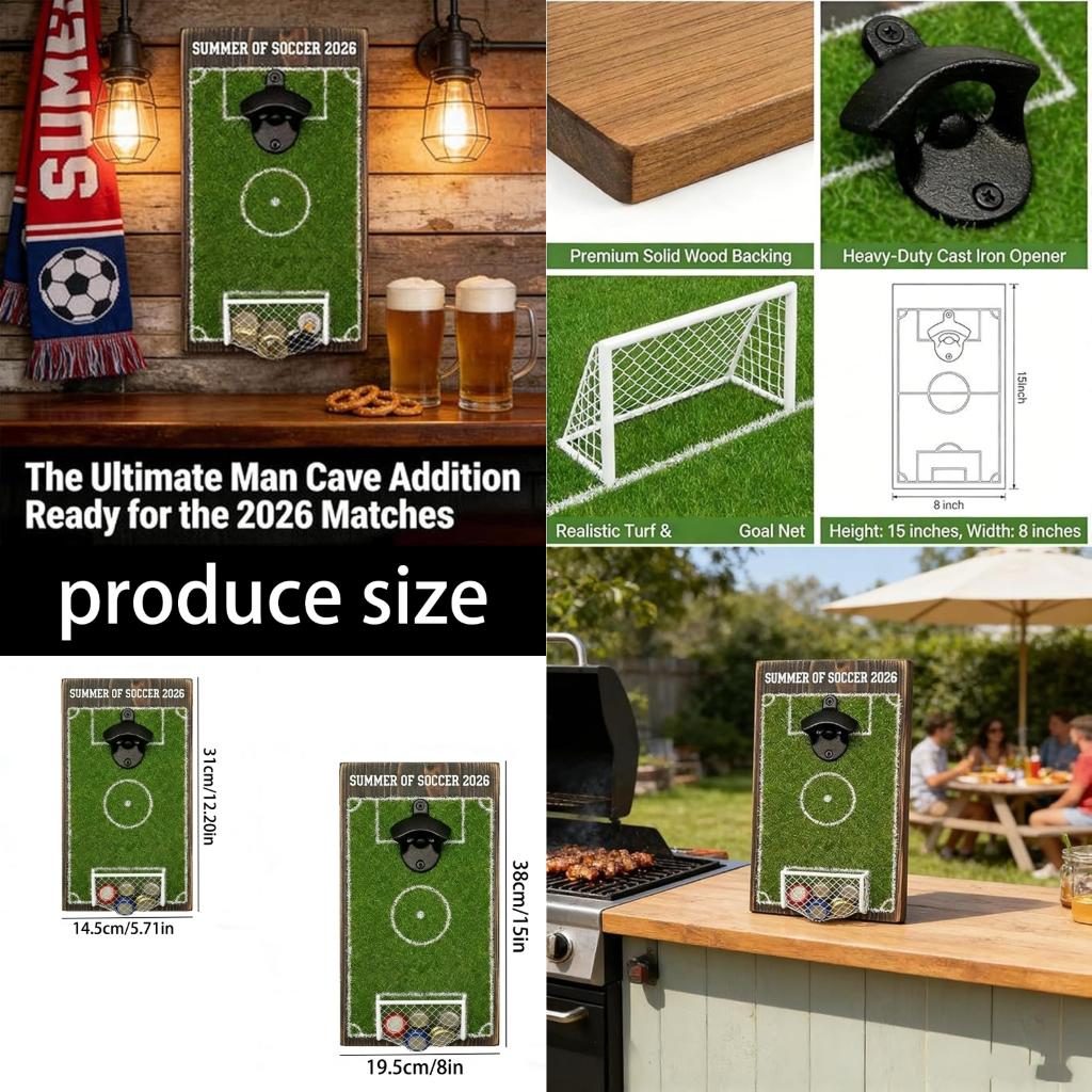 Gardening Tools Unique - Abridor garrafa cerveja para campo futebol,