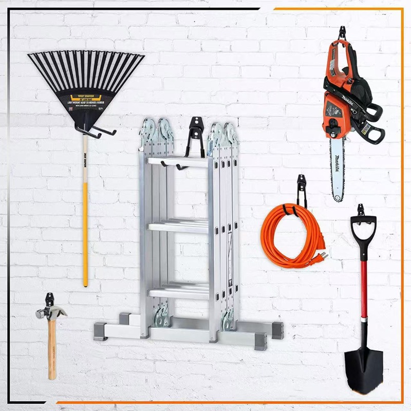 Gardening Tools Amazon - Gancho Reforçado para Garagem, Conjunto para