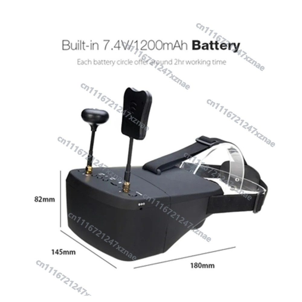 Óculos FPV EV800D 5.8G 40CH 5  - Gardening Tools Video avaliação e preço