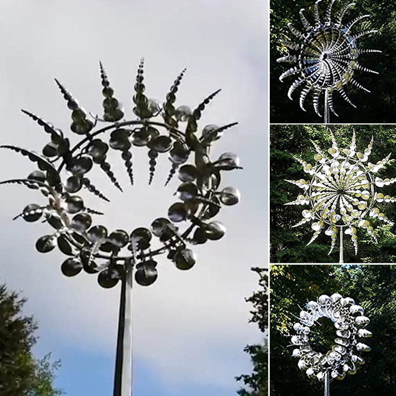Moinho de vento de metal ao ar - Gardening Tools Unique avaliação e preço