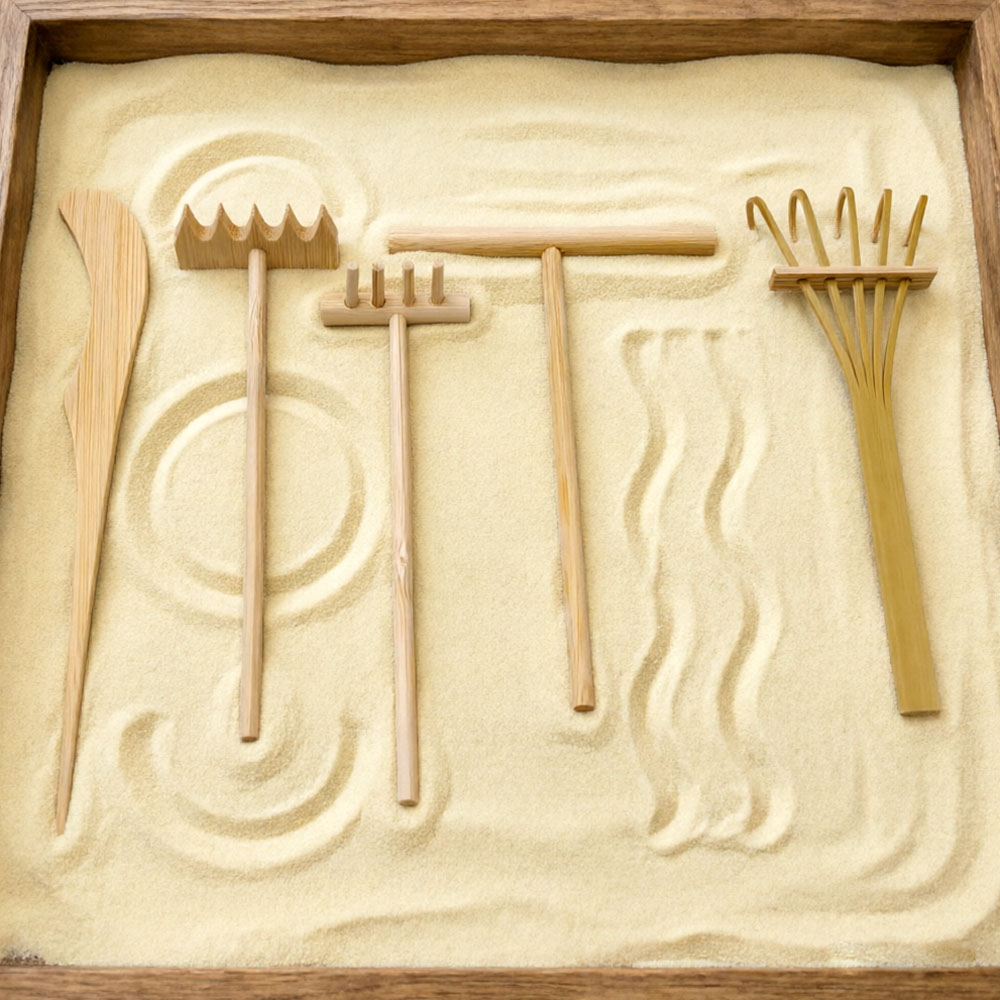 Kit de Ferramentas de Bambu pa - Gardening Tools Drawing avaliação e preço